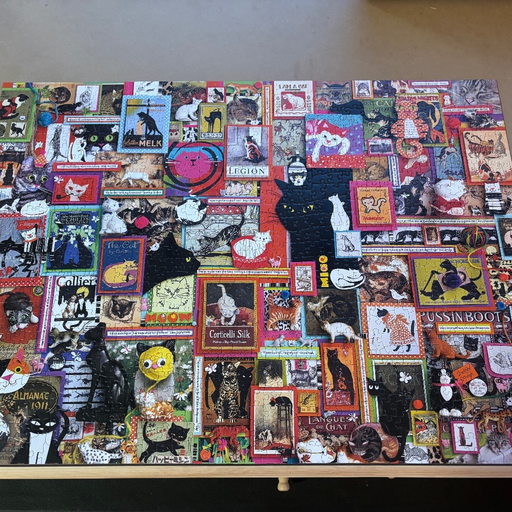 COBBLE HILL Cat  Collage Jigsaw Puzzle - Picture 3 of 3
